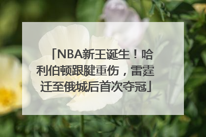 NBA新王诞生！哈利伯顿跟腱重伤，雷霆迁至俄城后首次夺冠